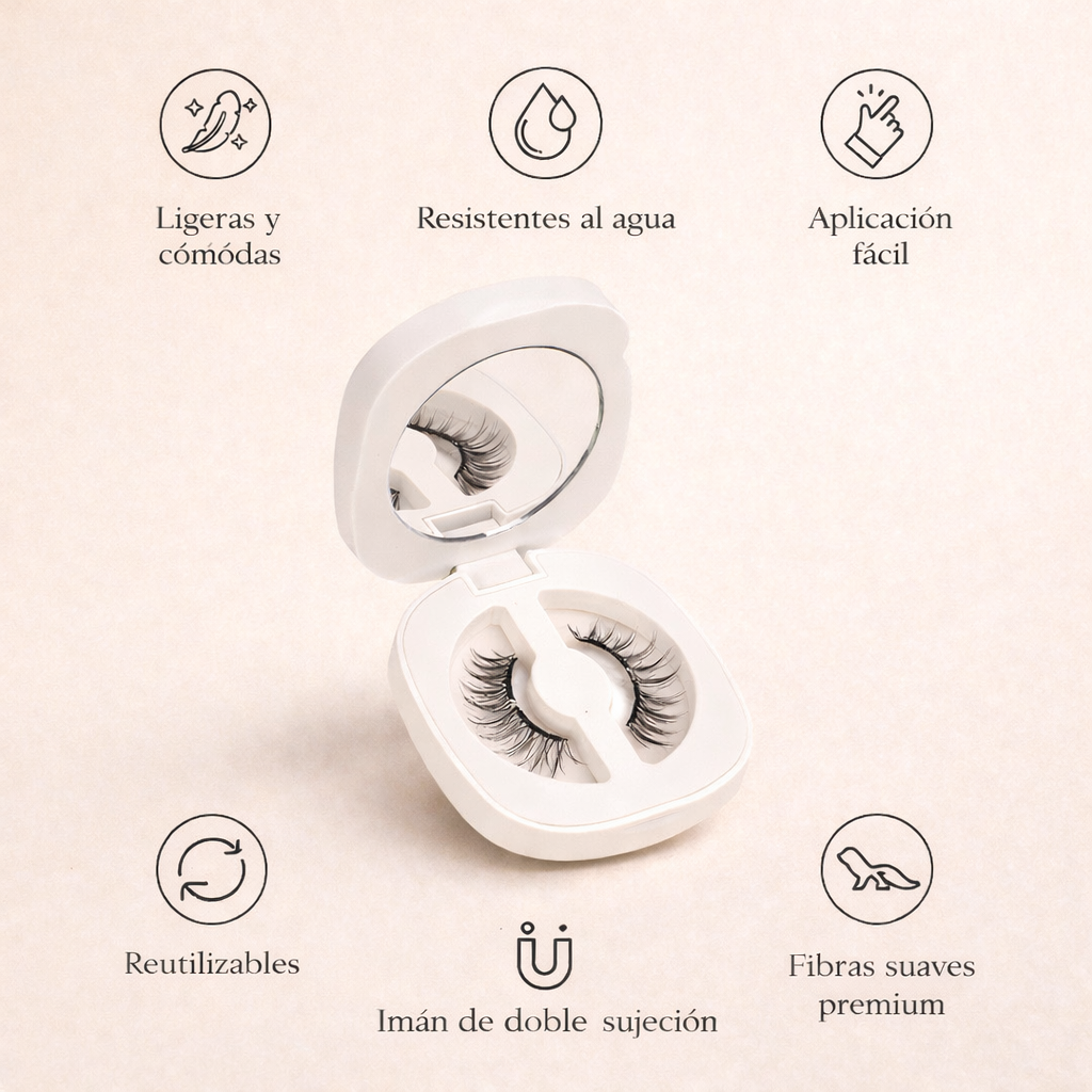 Bellavé™ — Pestañas Magnéticas sin Pegamento